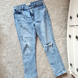 Abercrombie and Fitch high rise denim